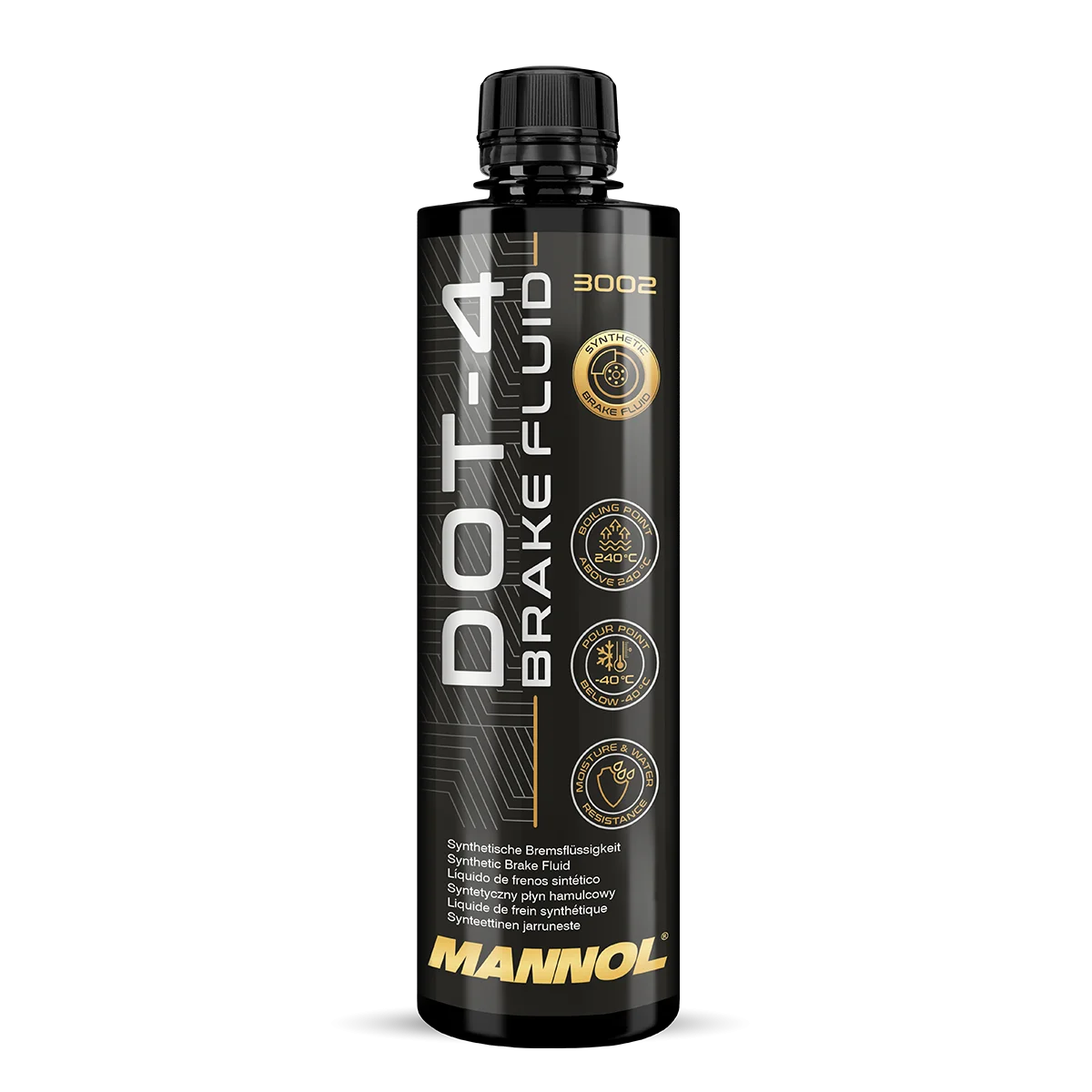 روغن ترمز MANNOL DOT-4 (کد 3002) | ۰.۵ لیتری